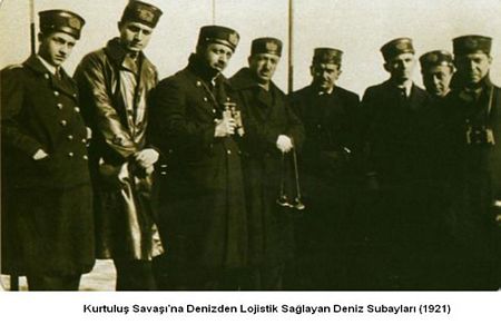 Kurtuluş Savaşına Denizden Lojistik Sağlayan Deniz Subayları (1921)
